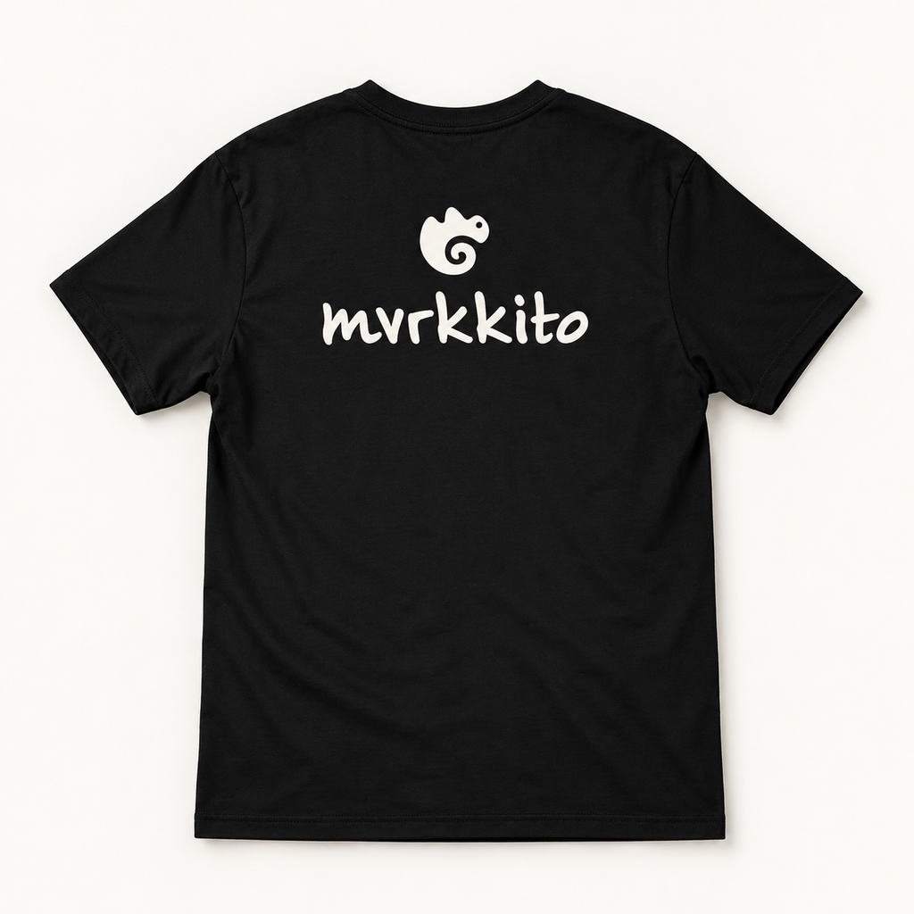 mvrkkito LOGO TEE (BLACK)