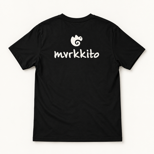mvrkkito LOGO TEE (BLACK)